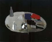 Nicolas de Stael Plate of Mix Colors oil painting